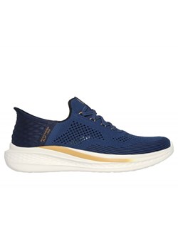 Buty Skechers Slade Quinto M 210810BLU ze sklepu ButyModne.pl w kategorii Buty sportowe męskie - zdjęcie 181220407