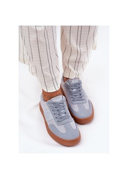 Sneakersy Damskie Big Star RR274805 Niebieskie ze sklepu ButyModne.pl w kategorii Buty sportowe damskie - zdjęcie 181220486