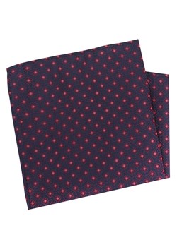 Poszetka Męska, Elegancka - Alties - Groszek na Granatowym Tle POSZALTTANIA0847 ze sklepu JegoSzafa.pl w kategorii Poszetki i butonierki - zdjęcie 181221096
