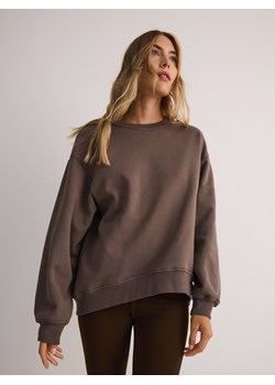 Reserved - Bluza oversize - brązowy ze sklepu Reserved w kategorii Bluzy damskie - zdjęcie 181221387