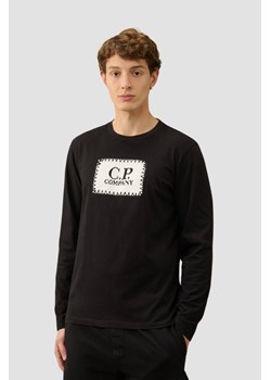 C.P. COMPANY Czarny męski longsleeve, Rozmiar L ze sklepu outfit.pl w kategorii T-shirty męskie - zdjęcie 181222379