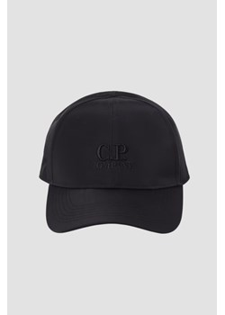 C.P. COMPANY Czarna męska czapka z daszkiem oraz goglami ze sklepu outfit.pl w kategorii Czapki z daszkiem męskie - zdjęcie 181222395