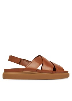 Sandały Clarks Aristella Sun 26181258 Brązowy ze sklepu eobuwie.pl w kategorii Sandały damskie - zdjęcie 181223279
