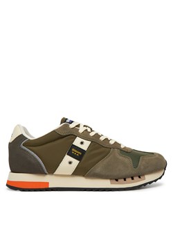 Sneakersy Blauer S5QUEENS01 Khaki ze sklepu eobuwie.pl w kategorii Buty sportowe męskie - zdjęcie 181223285
