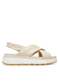 Sandały Clarks Tuscan Cross 26181470 Écru - id: 0000304852169 - marki Clarks - 181223329 Sandały Clarks Tuscan Cross 26181470 Écru ze sklepu eobuwie.pl w kategorii Sandały damskie - zdjęcie 181223329