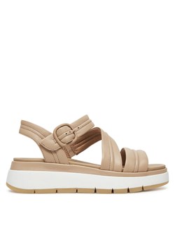 Sandały Clarks Tuscan Strap 26181475 Beżowy ze sklepu eobuwie.pl w kategorii Sandały damskie - zdjęcie 181223436