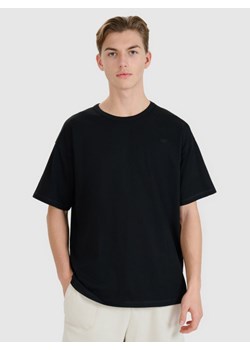 T-shirt oversize uniseks 4F 4FWSS25TTSHU1972 - czarny ze sklepu Sportstylestory.com w kategorii T-shirty męskie - zdjęcie 181224277
