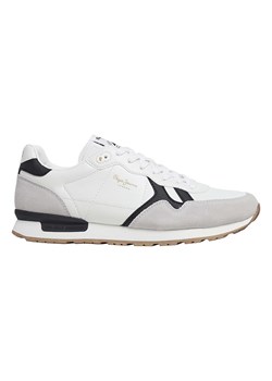 Pepe Jeans FOOTWEAR Sneakersy &quot;Brit Supra&quot; w kolorze białym ze sklepu Limango Polska w kategorii Buty sportowe męskie - zdjęcie 181224498