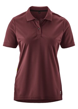 Gonso Kolarska koszulka polo &quot;Adventure&quot; w kolorze bordowym ze sklepu Limango Polska w kategorii Bluzki damskie - zdjęcie 181224536