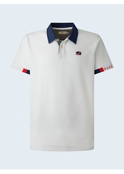 Pepe Jeans Koszulka polo &quot;Felix&quot; w kolorze białym ze sklepu Limango Polska w kategorii T-shirty męskie - zdjęcie 181224726