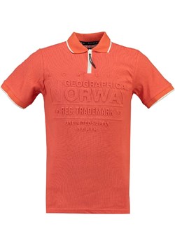 Geographical Norway Koszulka polo &quot;Kupply&quot; w kolorze koralowym ze sklepu Limango Polska w kategorii T-shirty chłopięce - zdjęcie 181224899