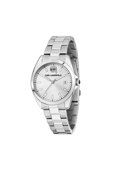 Zegarek KARL LAGERFELD R0553101517 Srebrny ze sklepu eobuwie.pl w kategorii Zegarki - zdjęcie 181225756