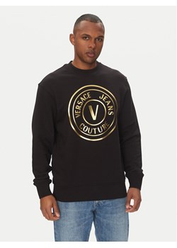 Versace Jeans Couture Bluza 78GAIT01 Czarny Regular Fit ze sklepu MODIVO w kategorii Bluzy męskie - zdjęcie 181226485