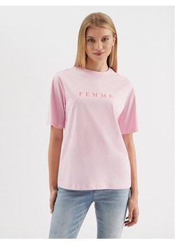 Selected Femme T-Shirt 16085609 Różowy Loose Fit - id: 0000302057702 - marki Selected Femme - 181226537 Selected Femme T-Shirt 16085609 Różowy Loose Fit ze sklepu MODIVO w kategorii Bluzki damskie - zdjęcie 181226537
