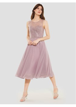 Swing Sukienka koktajlowa 5AF09900 Różowy Regular Fit ze sklepu MODIVO w kategorii Sukienki - zdjęcie 181226539