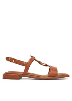 Clarks Sandały Ariany Sling 26181242 Brązowy ze sklepu MODIVO w kategorii Sandały damskie - zdjęcie 181226566