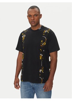 Versace Jeans Couture T-Shirt 78GAH615 Czarny Regular Fit ze sklepu MODIVO w kategorii T-shirty męskie - zdjęcie 181226605