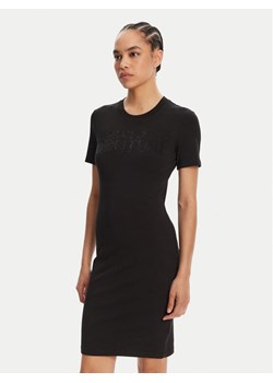 Versace Jeans Couture Sukienka codzienna 78HAOS04 Czarny Slim Fit ze sklepu MODIVO w kategorii Sukienki - zdjęcie 181226629
