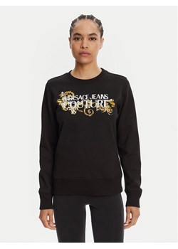 Versace Jeans Couture Bluza 78HAIC06 Czarny Regular Fit ze sklepu MODIVO w kategorii Bluzy damskie - zdjęcie 181226636