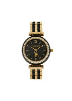 U.S. Polo Assn. Zegarek USP8365YG Złoty ze sklepu MODIVO w kategorii Zegarki - zdjęcie 181226755