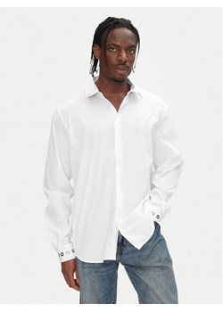 Just Cavalli Koszula 78OAL2A0 Biały Slim Fit ze sklepu MODIVO w kategorii Koszule męskie - zdjęcie 181226805