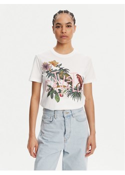 Just Cavalli T-Shirt 78PAHA01 Biały Regular Fit - id: 0000305216519 - marki Just Cavalli - 181226847 Just Cavalli T-Shirt 78PAHA01 Biały Regular Fit ze sklepu MODIVO w kategorii Bluzki damskie - zdjęcie 181226847