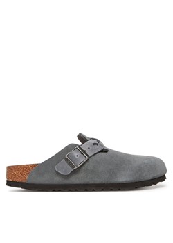 Birkenstock Klapki Boston Braided 1029086 Szary ze sklepu MODIVO w kategorii Klapki damskie - zdjęcie 181226859