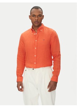 Tommy Hilfiger Koszula MW0MW34602 Pomarańczowy Regular Fit ze sklepu MODIVO w kategorii Koszule męskie - zdjęcie 181226916