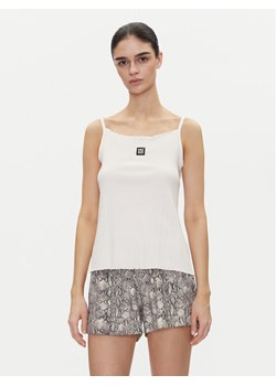 HUGO Top Rib_Vest 50540056 Écru Regular Fit - id: 0000304934070 - marki Hugo Boss - 181226937 HUGO Top Rib_Vest 50540056 Écru Regular Fit ze sklepu MODIVO w kategorii Bluzki damskie - zdjęcie 181226937