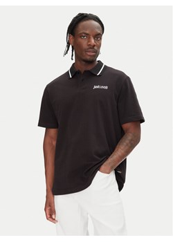 Just Cavalli Polo 78OAGT15 Czarny Regular Fit ze sklepu MODIVO w kategorii T-shirty męskie - zdjęcie 181226979