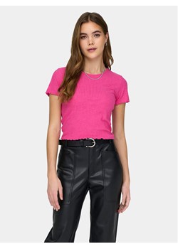 ONLY T-Shirt Emma 15201206 Różowy Regular Fit ze sklepu MODIVO w kategorii Bluzki damskie - zdjęcie 181227058