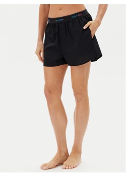 Calvin Klein Underwear Szorty piżamowe LV00QS7471 Czarny Relaxed Fit ze sklepu MODIVO w kategorii Piżamy damskie - zdjęcie 181227119