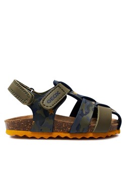 Geox Sandały B Sandal Chalki Boy B452QA 00454 C3375 M Zielony ze sklepu MODIVO w kategorii Sandały dziecięce - zdjęcie 181227275