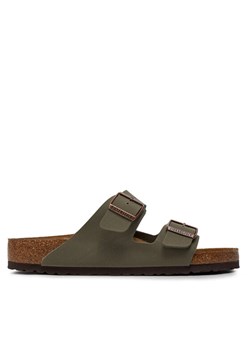Birkenstock Klapki Arizona Birko-Flor nubuk 0151211 Szary ze sklepu MODIVO w kategorii Klapki męskie - zdjęcie 181227309