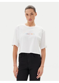 Calvin Klein Underwear T-Shirt LV00QS7470 Biały Boxy Fit ze sklepu MODIVO w kategorii Bluzki damskie - zdjęcie 181227356