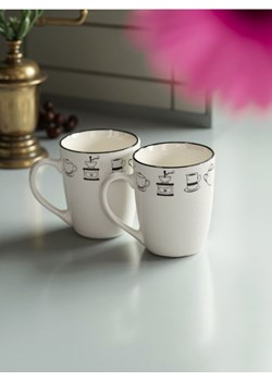 Sinsay - Kubki 2 pack - biały ze sklepu Sinsay w kategorii Kubki - zdjęcie 181231448