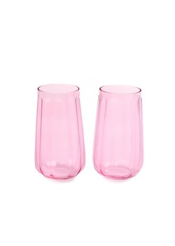Sinsay - Szklanki 2 pack - różowy ze sklepu Sinsay w kategorii Szklanki - zdjęcie 181231476