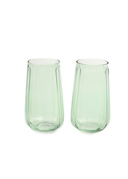 Sinsay - Szklanki 2 pack - zielony ze sklepu Sinsay w kategorii Szklanki - zdjęcie 181231477