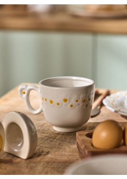 Sinsay - Ceramiczne kubki z kwiatowym wzorem 2 pack - biały ze sklepu Sinsay w kategorii Kubki - zdjęcie 181231515