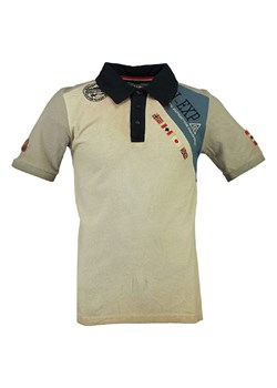 Geographical Norway Koszulka polo &quot;Kasri&quot; w kolorze beżowym ze sklepu Limango Polska w kategorii T-shirty chłopięce - zdjęcie 181233115