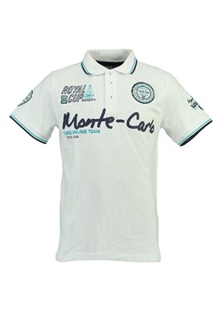 Geographical Norway Koszulka polo &quot;Karo&quot; w kolorze białym ze sklepu Limango Polska w kategorii T-shirty chłopięce - zdjęcie 181233127