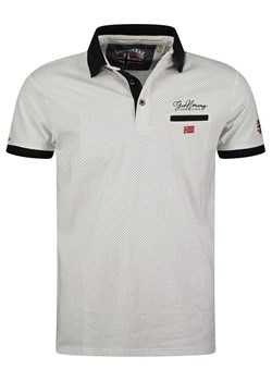 Geographical Norway Koszulka polo &quot;Kingdom&quot; w kolorze biało-czarnym ze sklepu Limango Polska w kategorii T-shirty chłopięce - zdjęcie 181233158