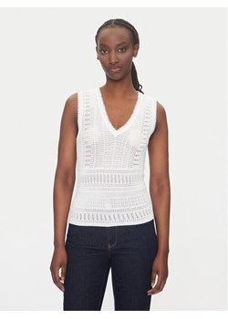 Morgan Top 242-MUSHU Biały Slim Fit ze sklepu MODIVO w kategorii Bluzki damskie - zdjęcie 181233416