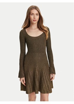 STAUD Sukienka dzianinowa Raquel R25R2116LX Zielony Slim Fit ze sklepu MODIVO w kategorii Sukienki - zdjęcie 181233556
