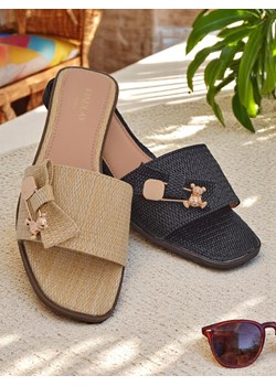 GQ8-059 BEIGE B2 ze sklepu royalfashion.pl w kategorii Klapki damskie - zdjęcie 181234235