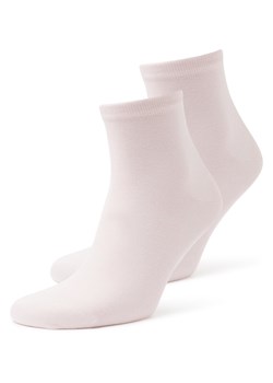 Tommy Hilfiger Damskie skarpety do obuwia sportowego pakowane po 2 szt. Kobiety Bawełna różowy jednolity ze sklepu vangraaf w kategorii Skarpetki damskie - zdjęcie 181234285