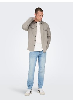 ONLY &amp; SONS Koszula w kolorze szarym ze sklepu Limango Polska w kategorii Koszule męskie - zdjęcie 181234469