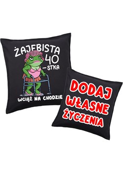 PODUSZKA na 40 urodziny z życzeniami na 40 urodziny ze sklepu Time For Fashion w kategorii Poduszki dekoracyjne - zdjęcie 181235438