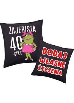 PODUSZKA na 40 urodziny z życzeniami na 40 urodziny ze sklepu Time For Fashion w kategorii Poduszki dekoracyjne - zdjęcie 181235439