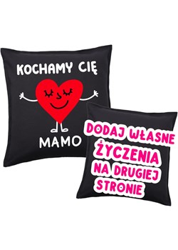 PODUSZKA dla Mamy z życzeniami z okazji Dnia Matki - KOCHAMY CIĘ MAMO ze sklepu Time For Fashion w kategorii Poduszki dekoracyjne - zdjęcie 181235447